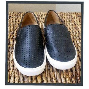 Black Van style faux leather......size 6M